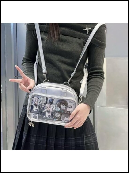 Ita Bag Backpack with Insert Big Capacity Single Shoulder Crossbody Y2k Commuter